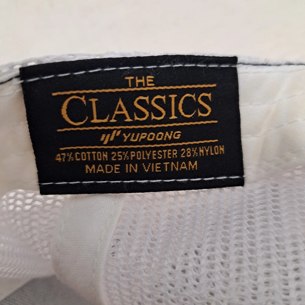 Vintage Reagan Bush '84 Blue and White Trucker Cap Snap-Back - Picture 3 of 3